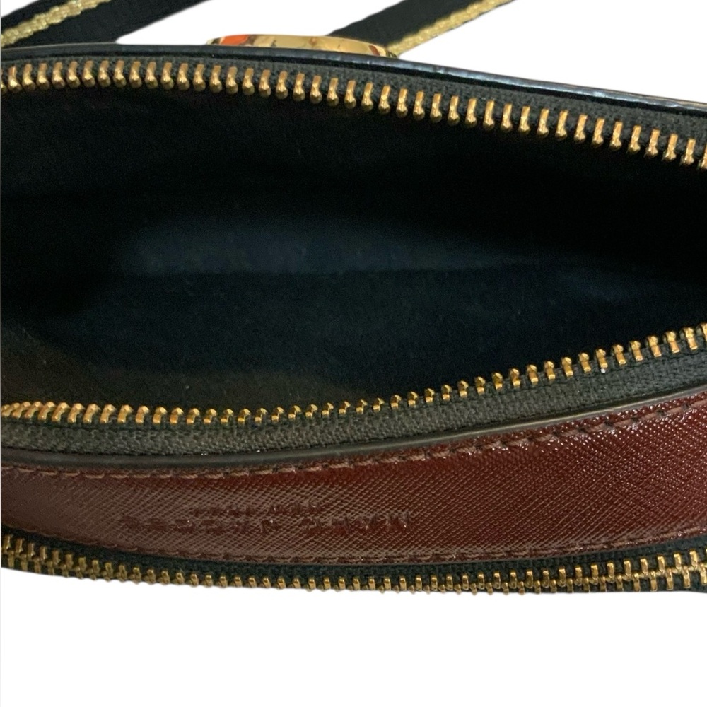 Marc Jacobs Women’s Black/Red Leather Snapshot Camera Bag - Picture 8 of 12